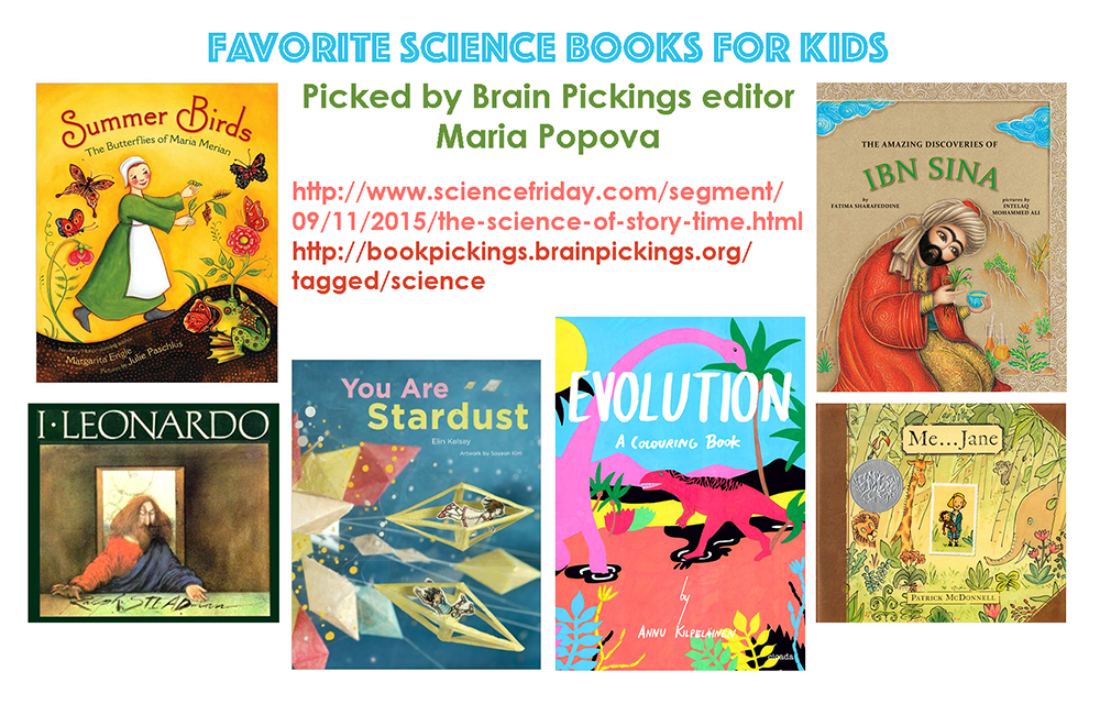 Science Friday Children's books reviews, September 2015
